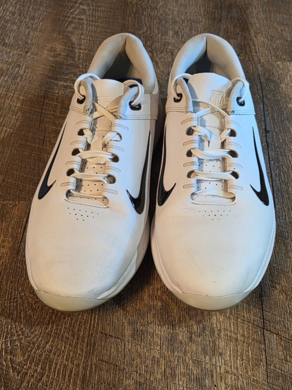 Nike Air Zoom TW71 Tiger Woods men's golf shoes in white Size Us 11- No Insoles
